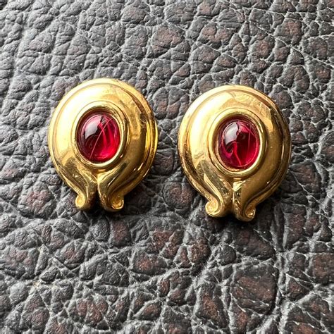 vintage fendi clip on earrings|Fendi Earrings .